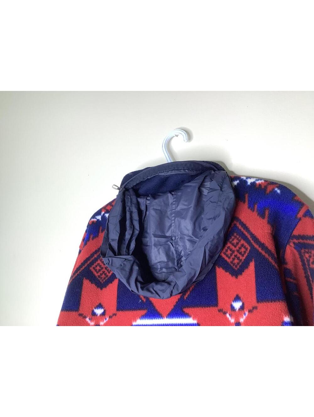 < Vintage Polo Ralph Lauren Aztec Southwestern Fleece Pullover > - Picture 8 of 9
